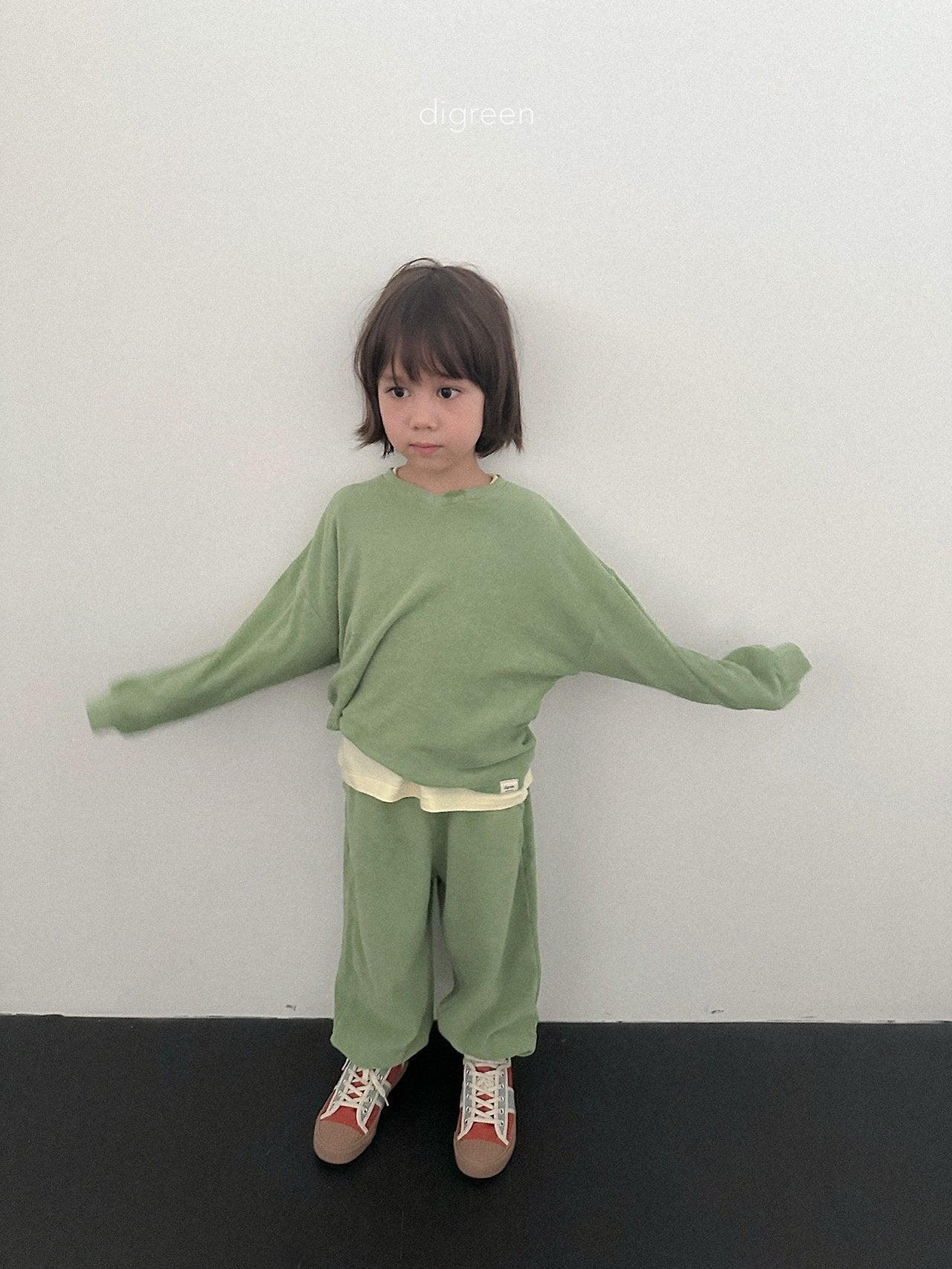 【予約】sand terry joggers pants / digreen(S-XXL)