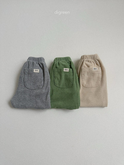 【予約】sand terry joggers pants / digreen(S-XXL)