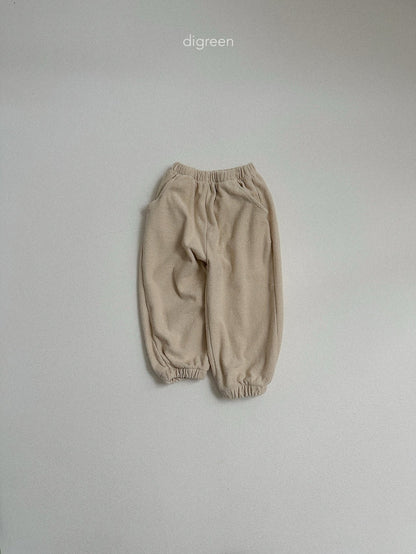 【予約】sand terry joggers pants / digreen(S-XXL)