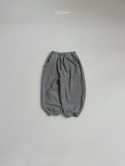 【予約】sand terry joggers pants / digreen(S-XXL)