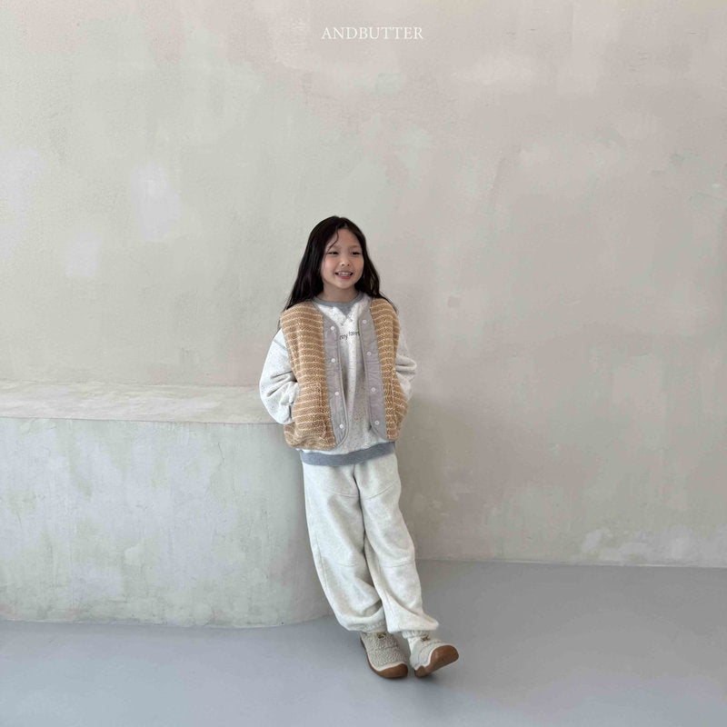 【予約】Reversible ST Dumble Vest  /  andbutter (S-JM)