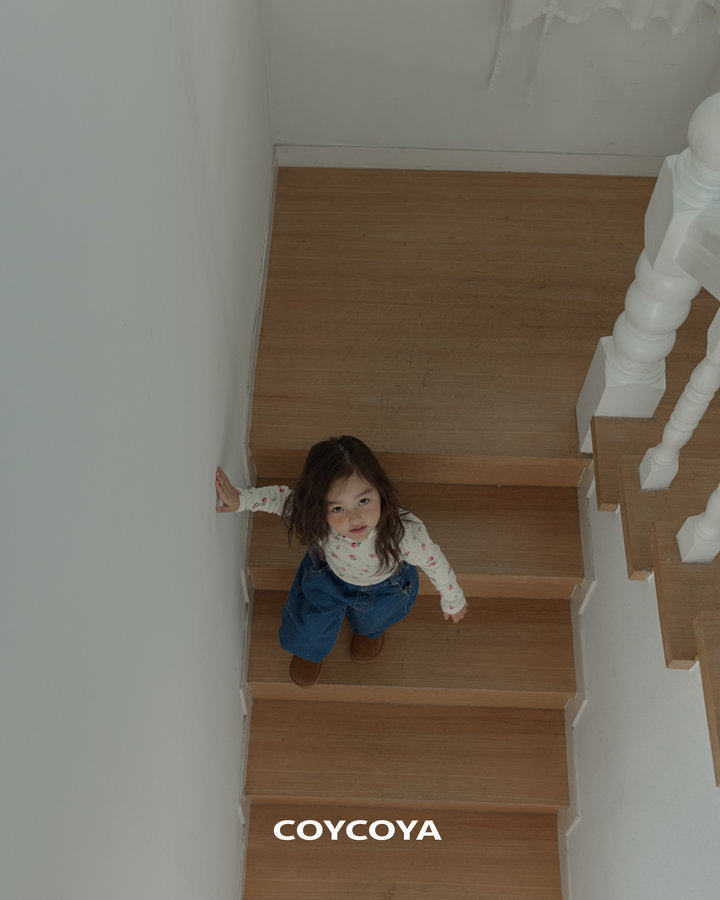 【予約】roze fleece polo T  / coycoya (XS-XL)