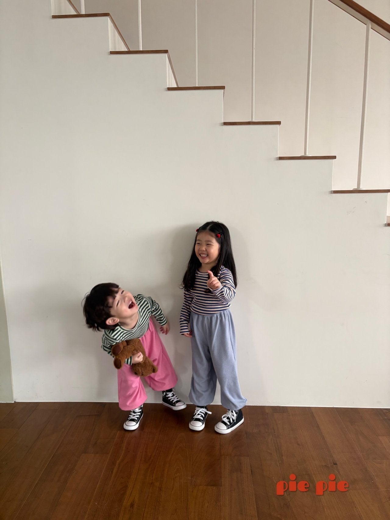 【予約】ボーダーTシャツ / pie (XS-XL)샐러리단가라