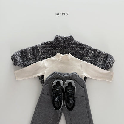 【予約】snow flake boa zip up /  bonito (12m-JM)