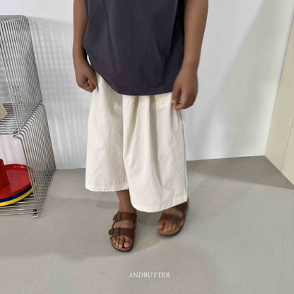 【予約】Cotton pants / andbutter(S-JM)