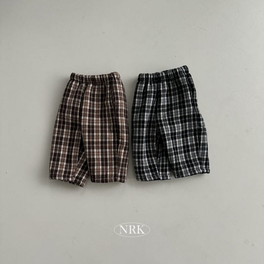 【予約】check boa pants  /  NRK (XS-4XL)