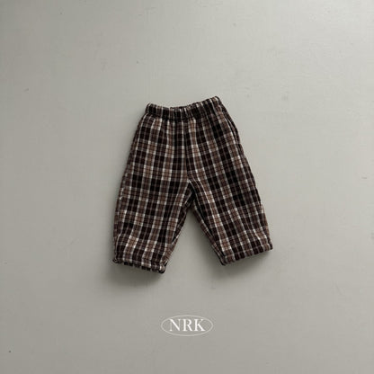 【予約】check boa pants  /  NRK (XS-4XL)