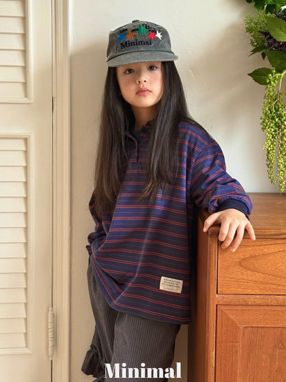 【予約】stripe collar T / minimal (S-JM）
