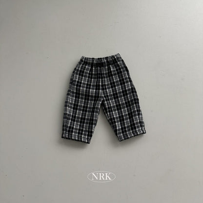 【予約】check boa pants  /  NRK (XS-4XL)