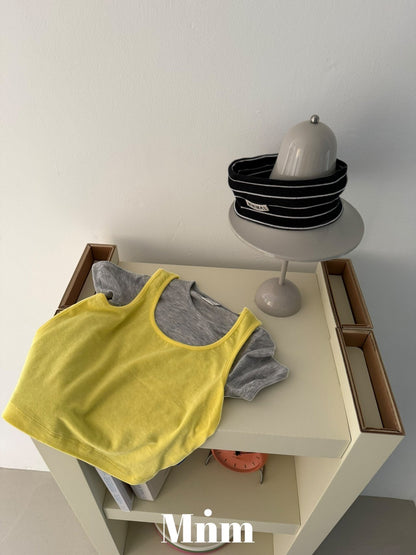 【予約】Tencel color sleeveless / minimal