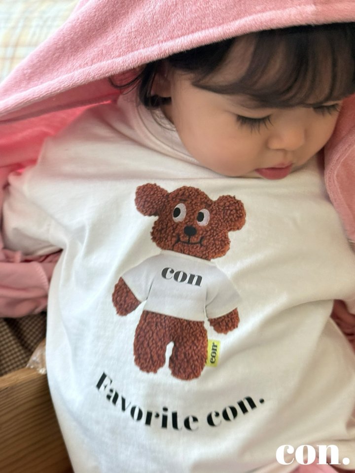【予約】ベアTシャツ / con. (XXS-M)