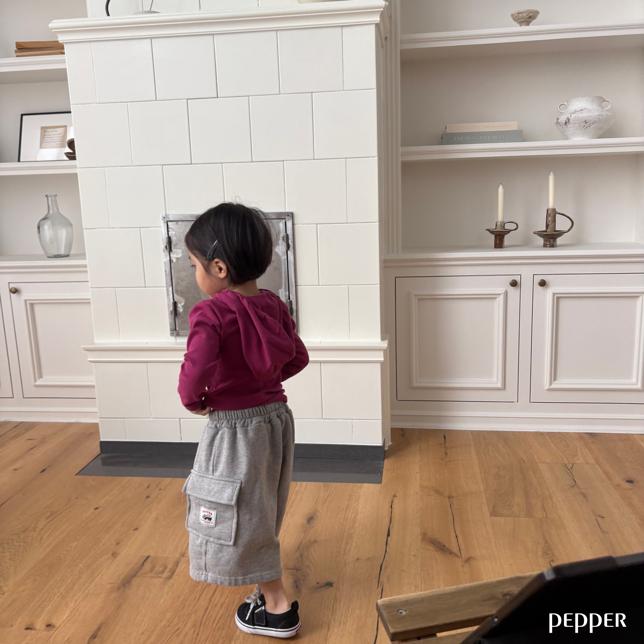 【予約】バミューダパンツ / pepper (XS-XL)버뮤다건빵