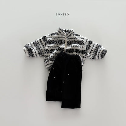 【予約】snow flake boa zip up /  bonito (12m-JM)