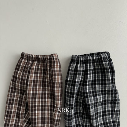 【予約】check boa pants  /  NRK (XS-4XL)