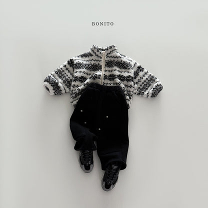 【予約】snow flake boa zip up /  bonito (12m-JM)