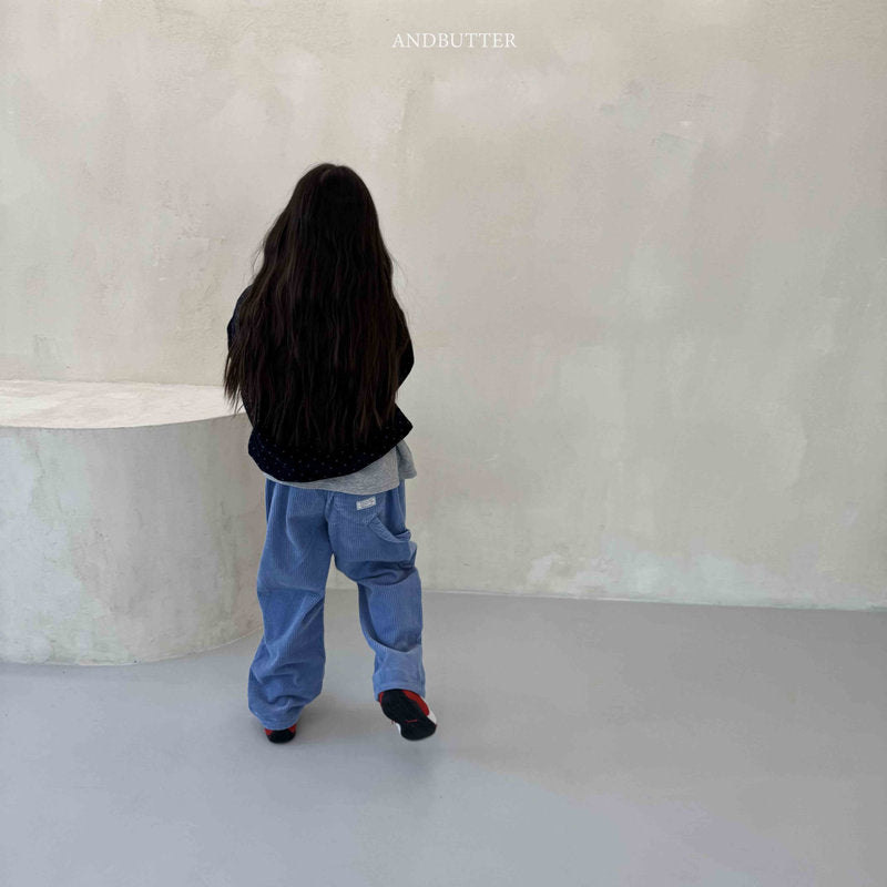 【予約】Love Ring Corduroy Pants  /  andbutter (S-JM)