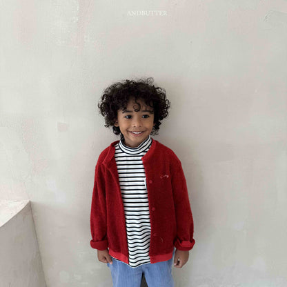 【予約】Creamy Cardigan  /  andbutter (S-JM)