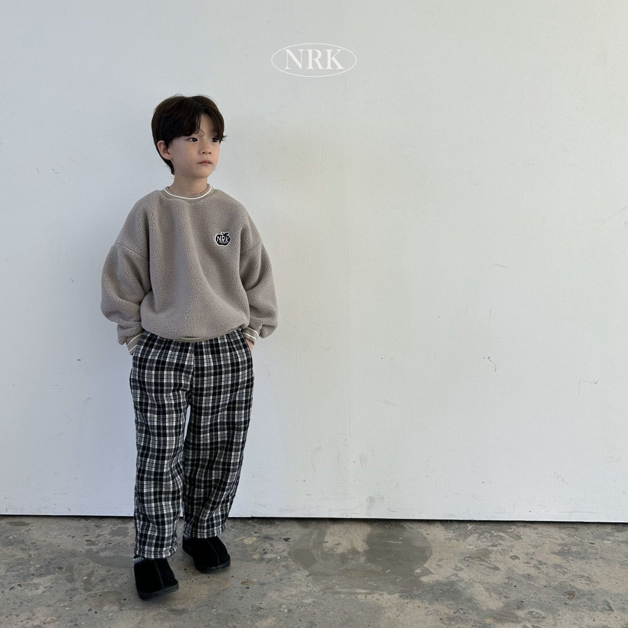 【予約】check boa pants  /  NRK (XS-4XL)