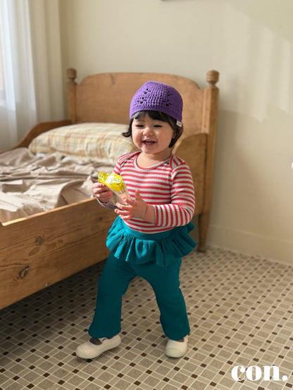 【予約】カラーリブTシャツ / con. (XXS-M)