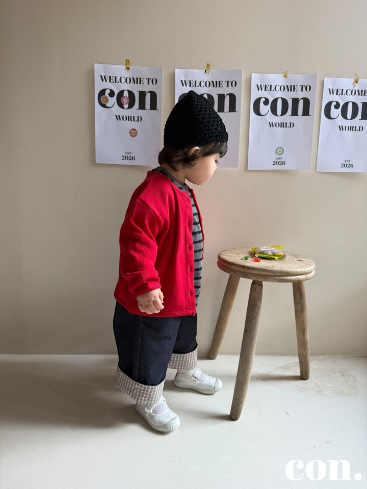 【予約】ロールアップデニム / con. (XXS-M)