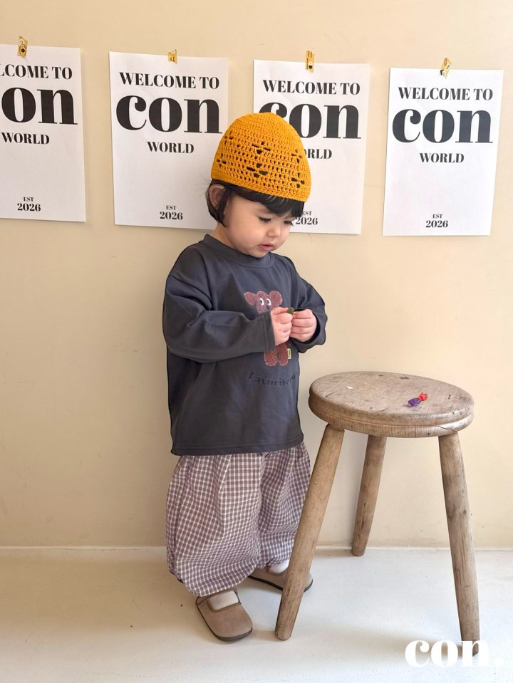 【予約】チェックパンプキンパンツ / con. (XXS-M)