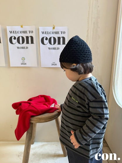 【予約】ピグメントボーダーTシャツ/ con. (XXS-M) 피그페이보릿