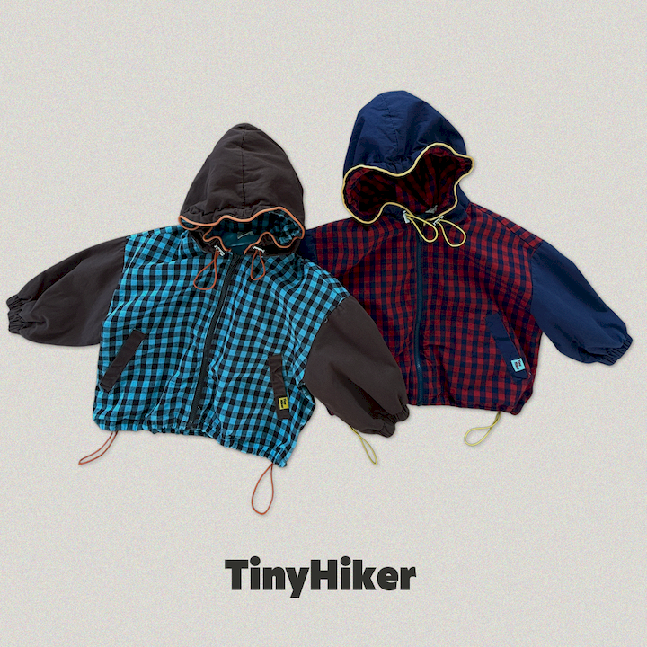 【予約】check hood jumper / tinyhiker (XS-XL)