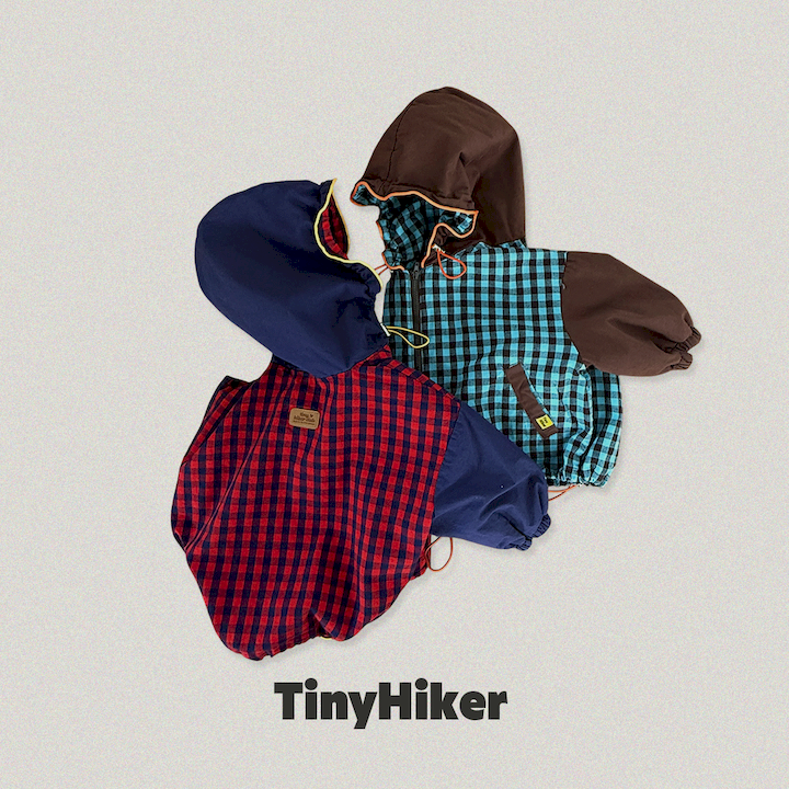 【予約】check hood jumper / tinyhiker (XS-XL)