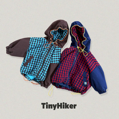 【予約】check hood jumper / tinyhiker (XS-XL)