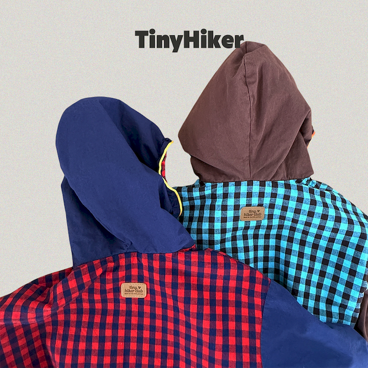 【予約】check hood jumper / tinyhiker (XS-XL)