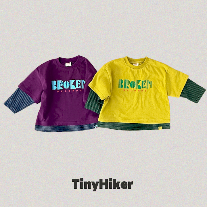 【予約】record layered T / tinyhiker (XS-XL)