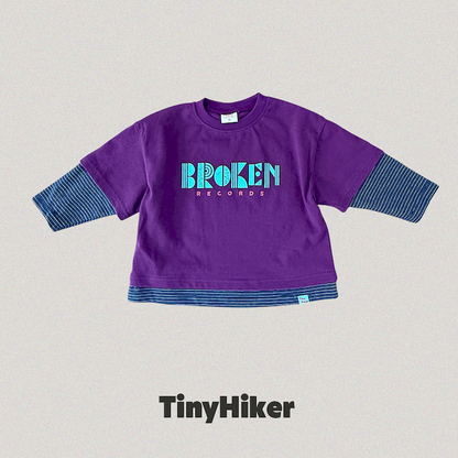 【予約】record layered T / tinyhiker (XS-XL)