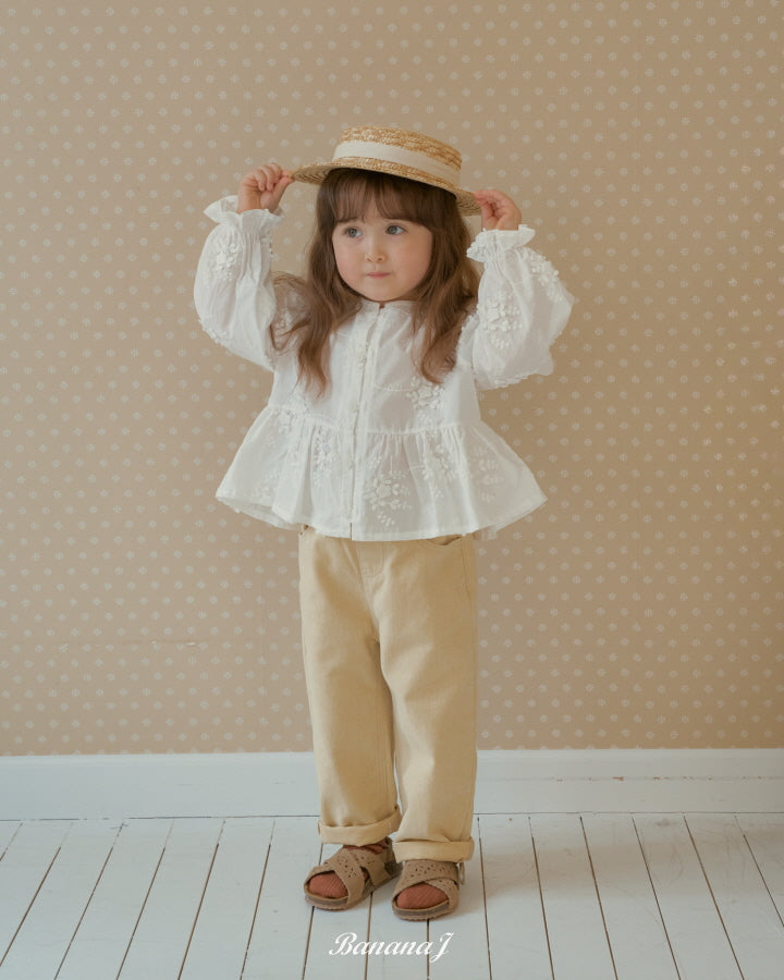 【予約】フラワーブラウス / bananaj (XS-JS)