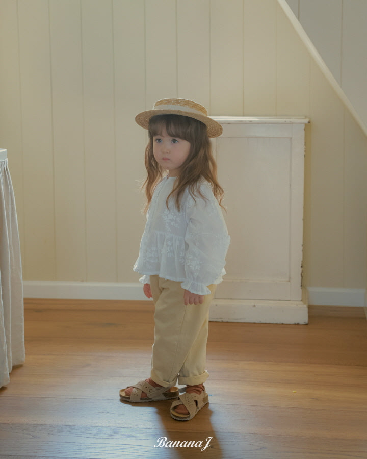 【予約】フラワーブラウス / bananaj (XS-JS)