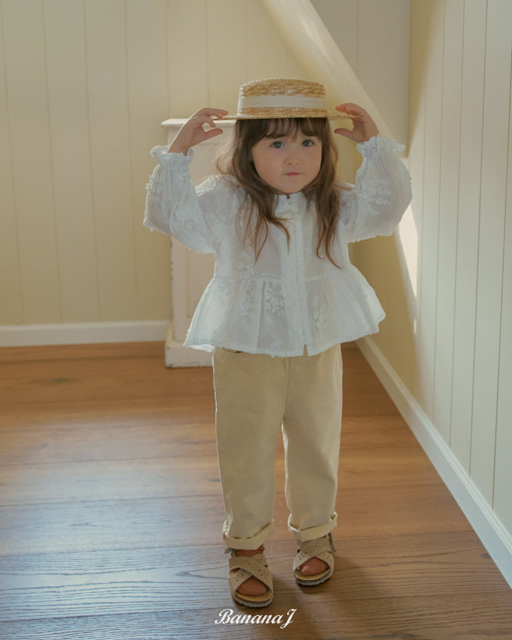 【予約】フラワーブラウス / bananaj (XS-JS)