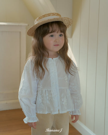 【予約】フラワーブラウス / bananaj (XS-JS)