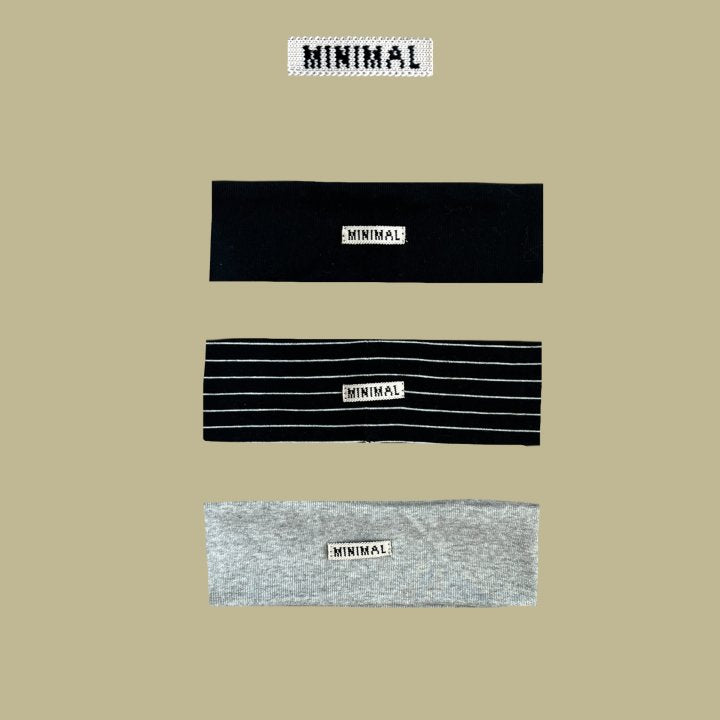 【予約】MNM cotton logo band  / minimal