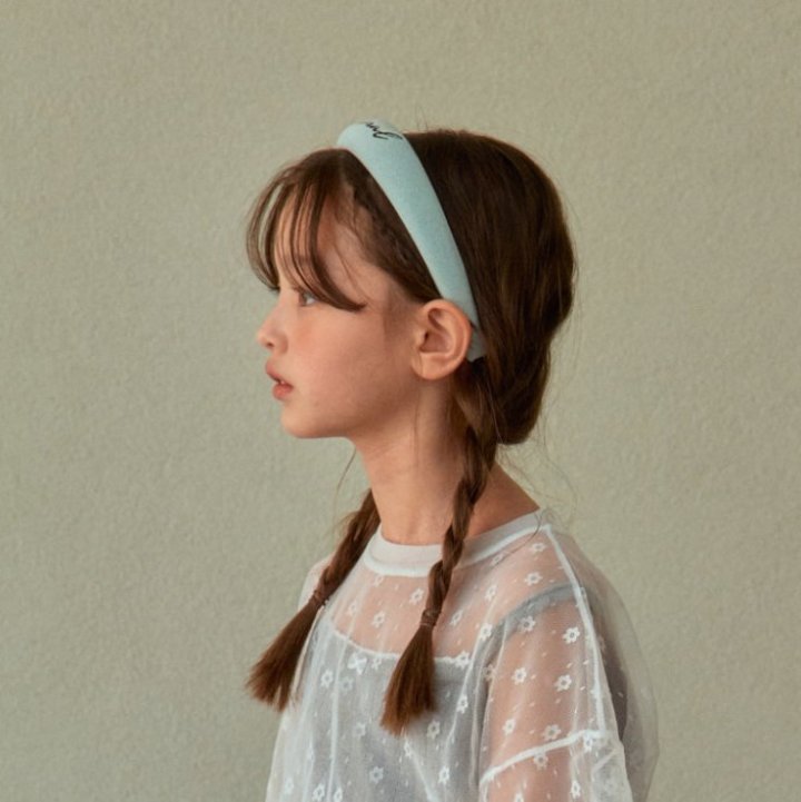 【予約】minimal embroidery hairband  / minimal