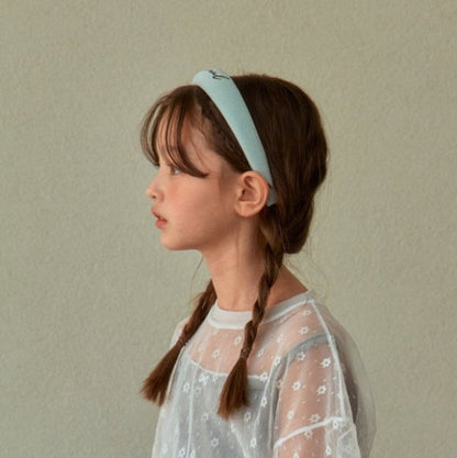 【予約】minimal embroidery hairband  / minimal