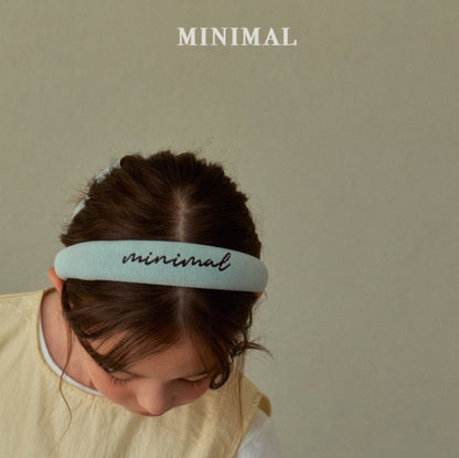 【予約】minimal embroidery hairband  / minimal
