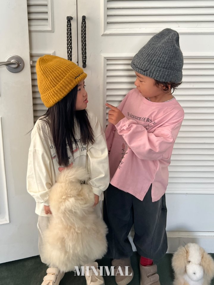 【予約】MNM embroidery knit beanie  / minimal