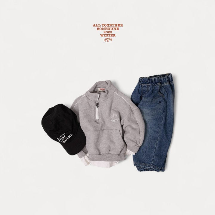 【予約】very kimo half zipup  / boneoune (XS-JL)