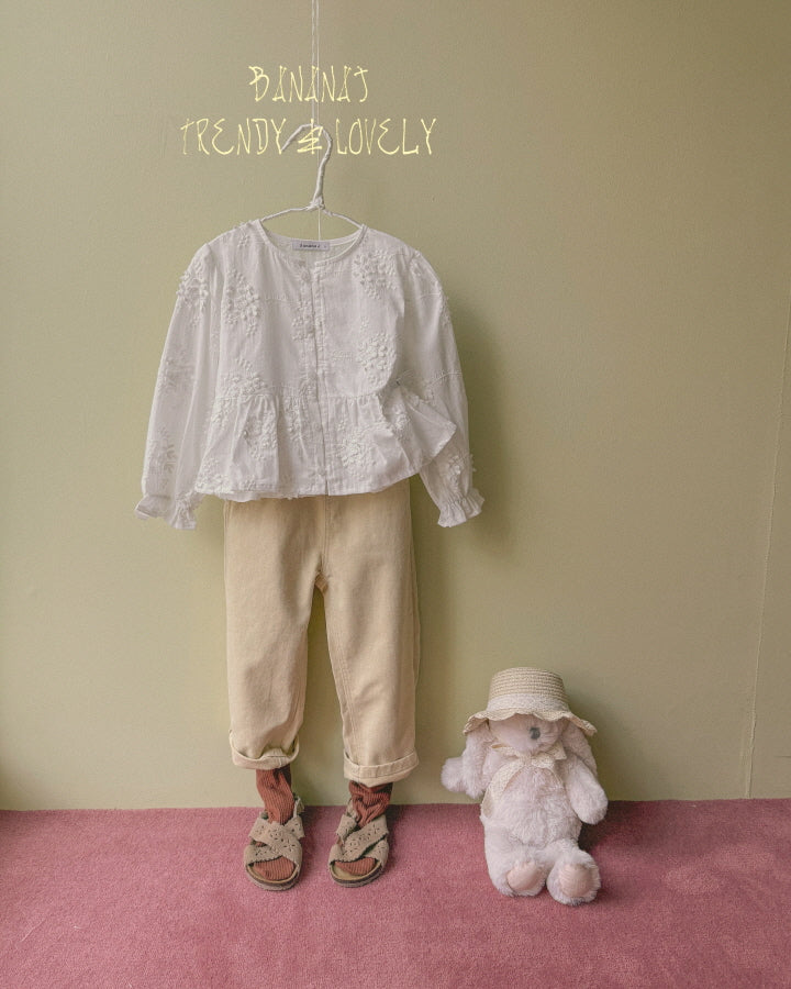 【予約】フラワーブラウス / bananaj (XS-JS)