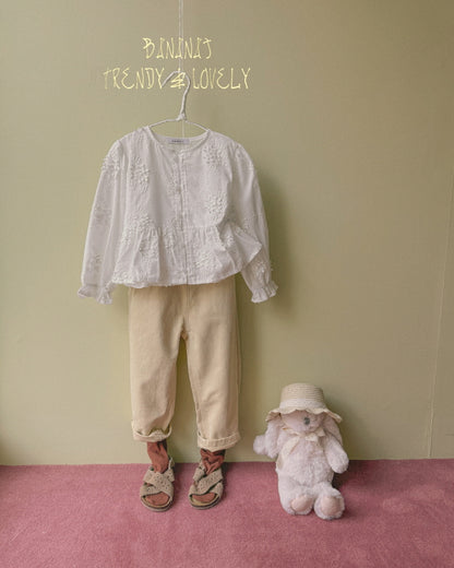 【予約】フラワーブラウス / bananaj (XS-JS)