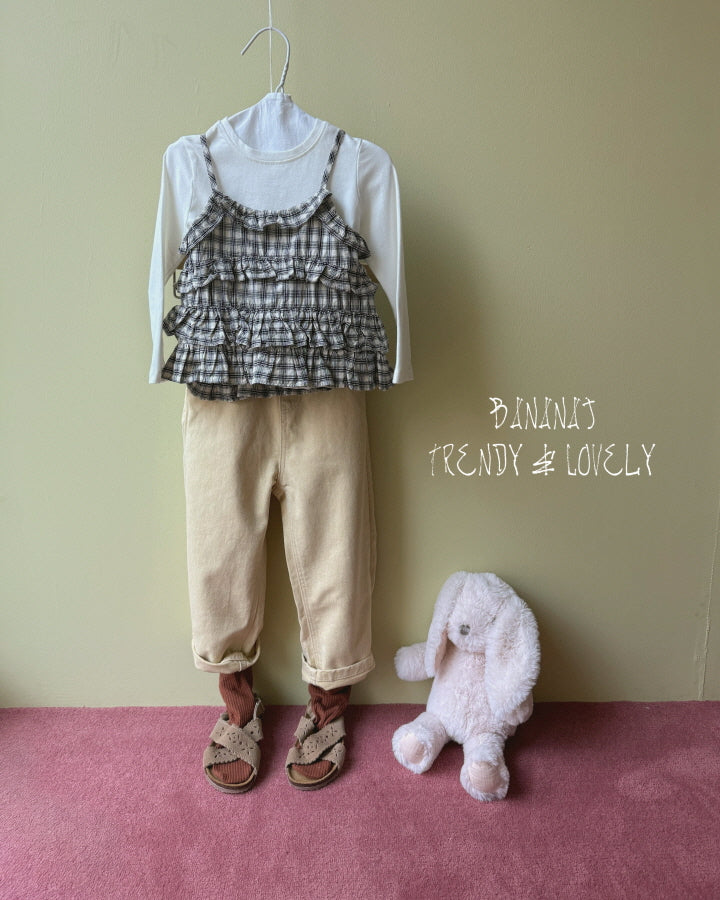 【予約】ハッシュトップス / bananaj (XS-JS)