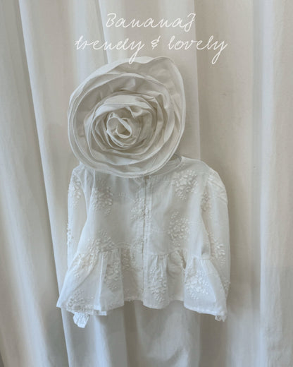 【予約】フラワーブラウス / bananaj (XS-JS)