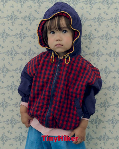 【予約】check hood jumper / tinyhiker (XS-XL)