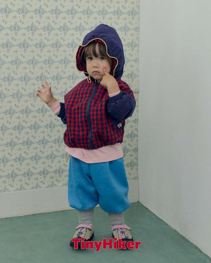 【予約】check hood jumper / tinyhiker (XS-XL)