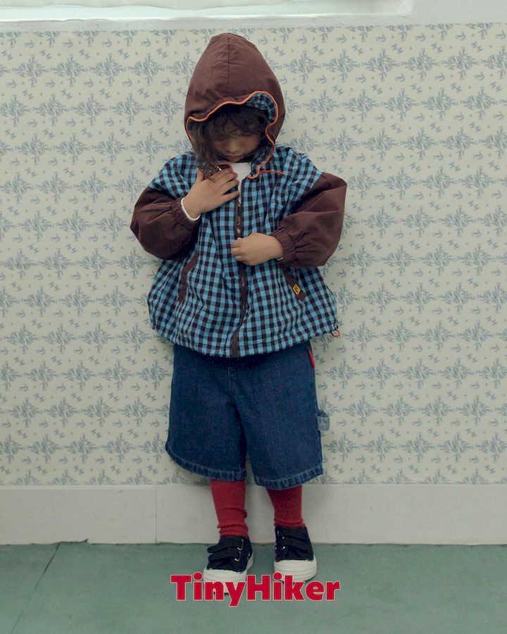 【予約】check hood jumper / tinyhiker (XS-XL)