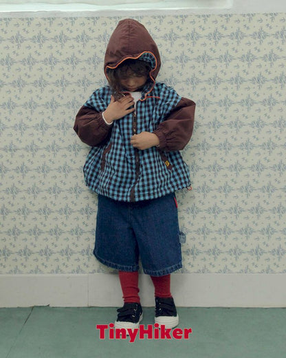 【予約】check hood jumper / tinyhiker (XS-XL)